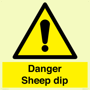 Danger Sheep dip